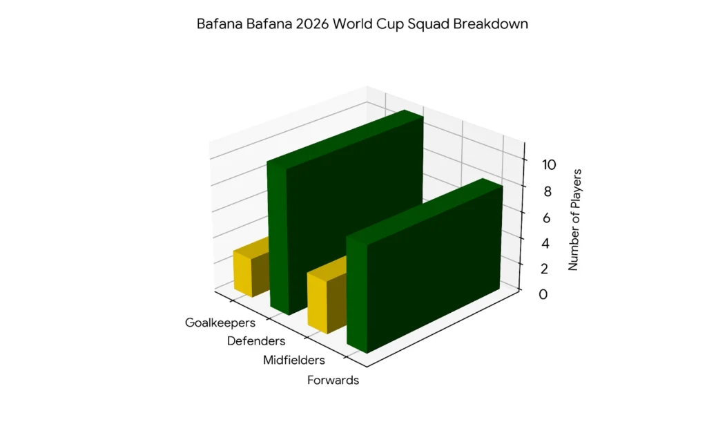 Bafana Bafana Squad for 2026 World Cup